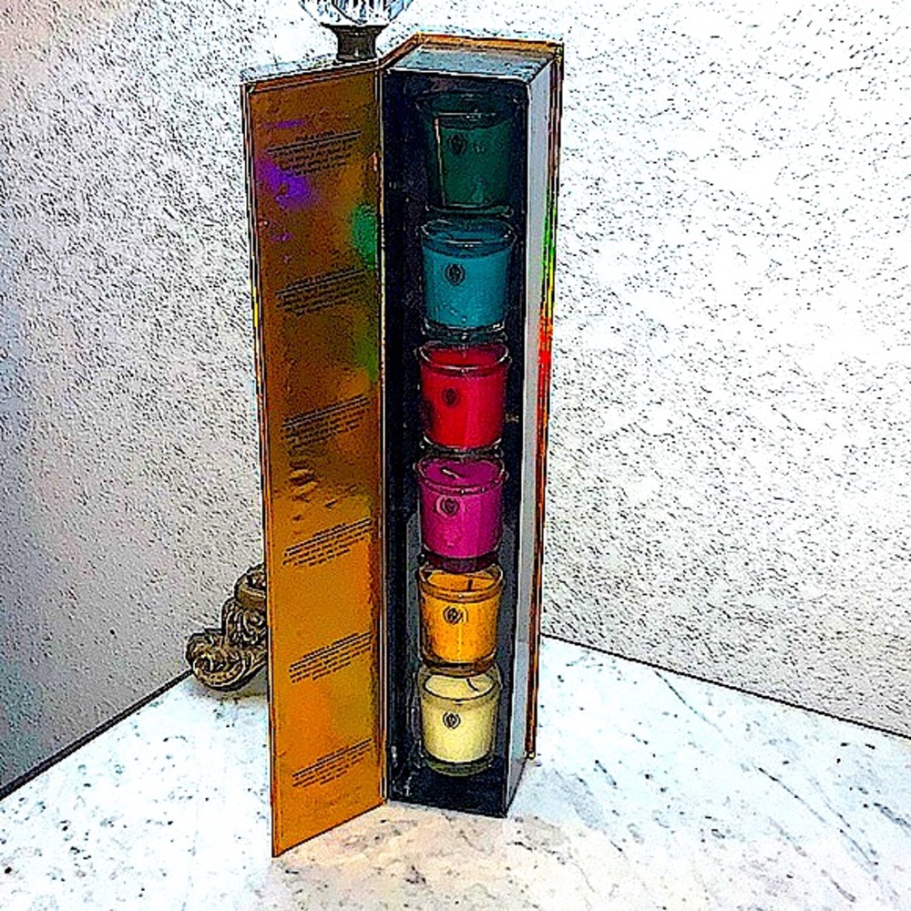 PECKSNIFF’S ENGLAND SEASONAL FRAGRANT CANDLES MINI SET OF 6 LUXURY VOTIVES NEW